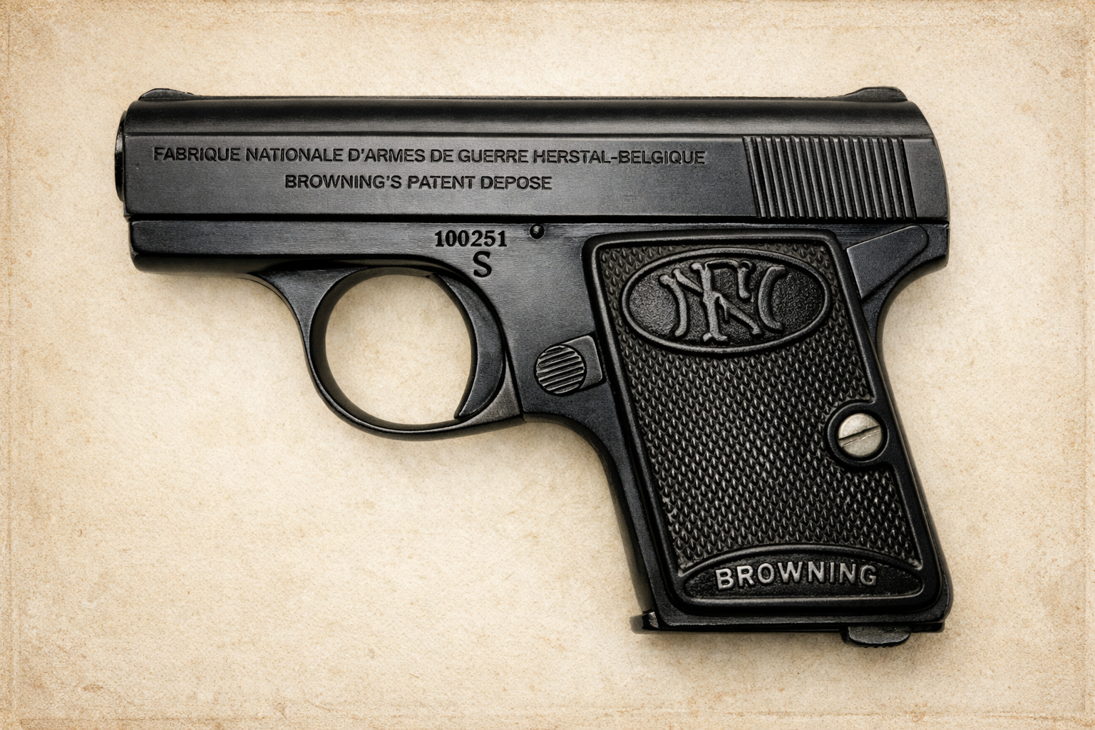 MGの愛銃FNポケット・モデルM1906